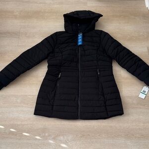 Nautica Women's Midnight Black Puffer Coat